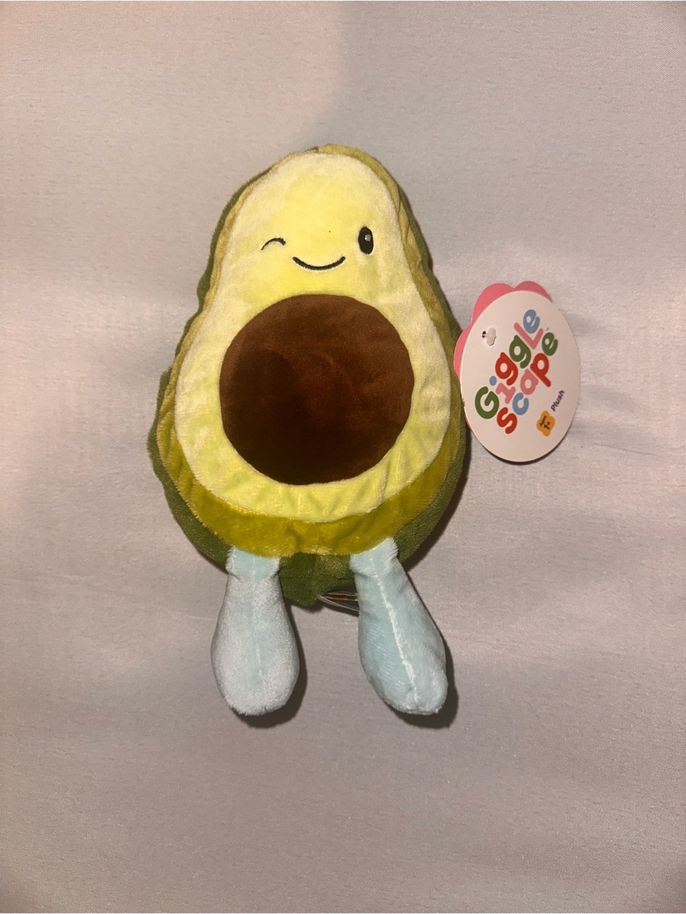Gigglescape 6.5'' Winking Avocado Plush - New with Tags